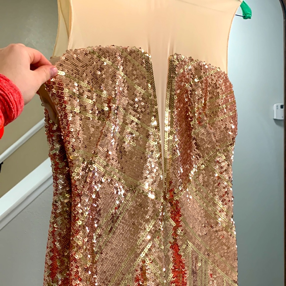 Gold Sequins Party dress Size M